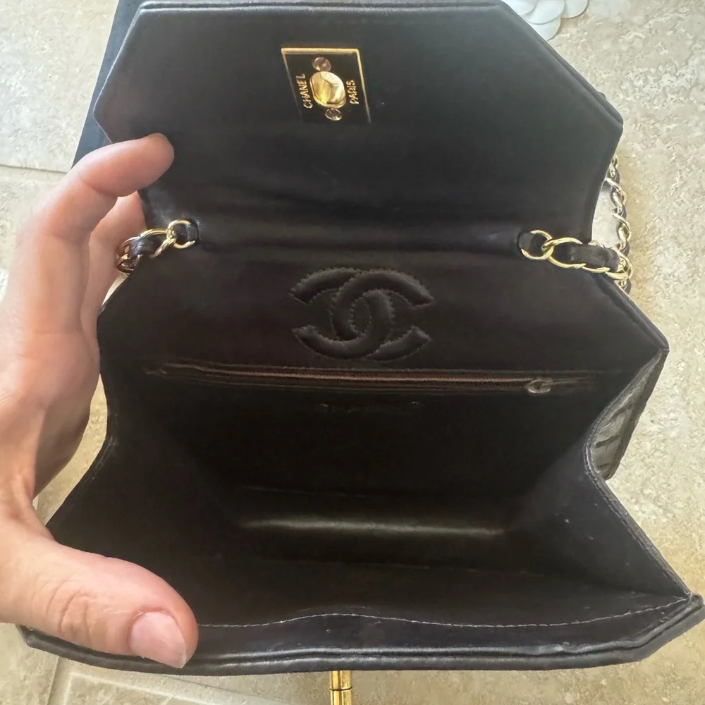 Chanel crocodile brown stunning bag - Picture 6 of 14